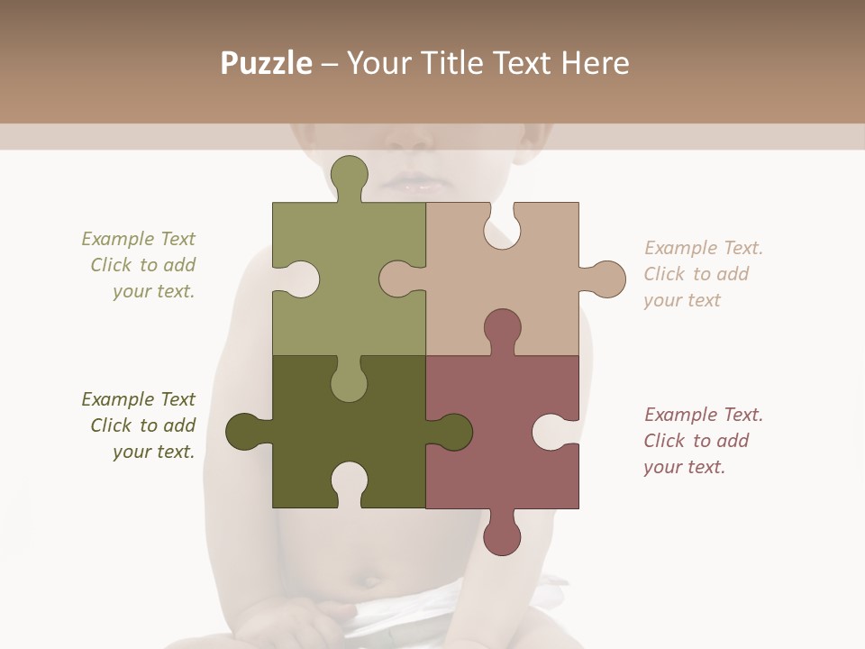 Kinderfoto Kleinkinder Kind PowerPoint Template