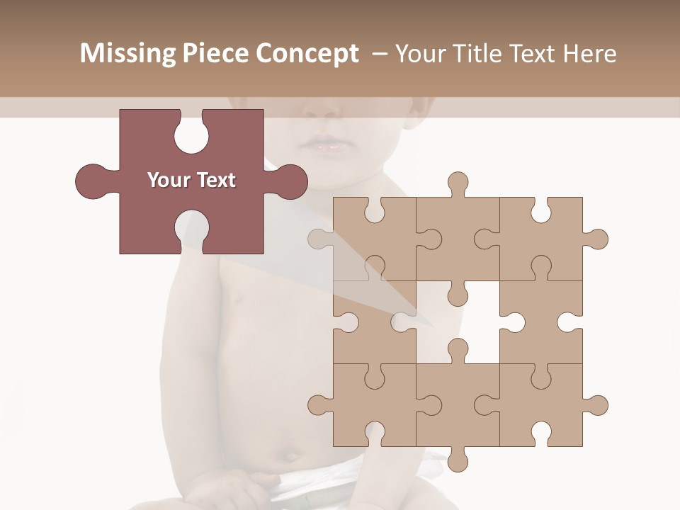 Kinderfoto Kleinkinder Kind PowerPoint Template