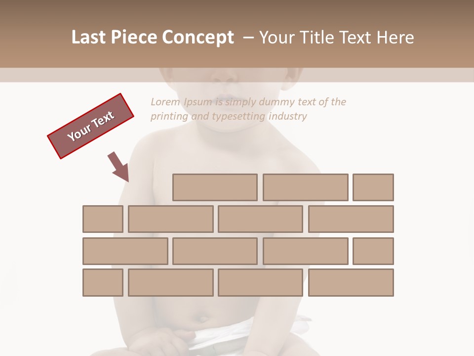 Kinderfoto Kleinkinder Kind PowerPoint Template