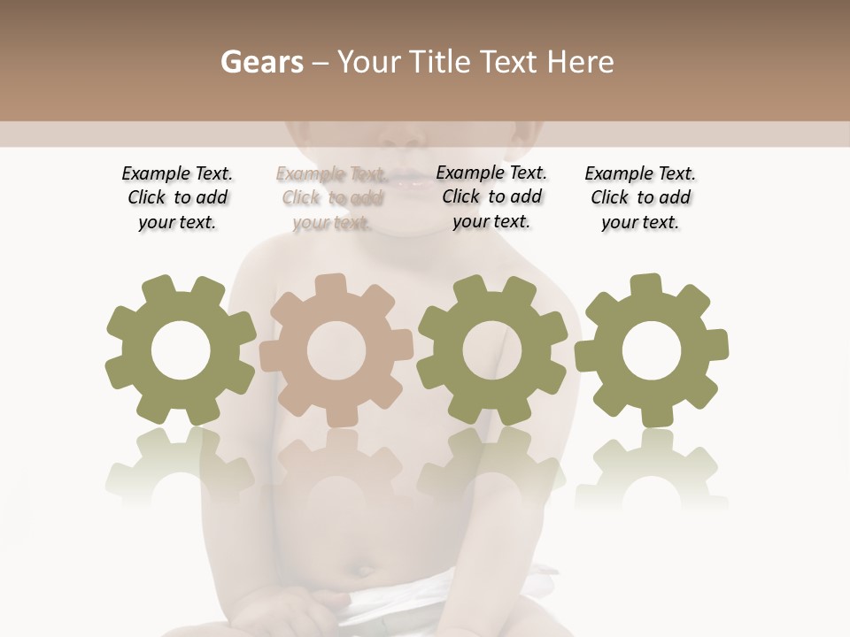 Kinderfoto Kleinkinder Kind PowerPoint Template