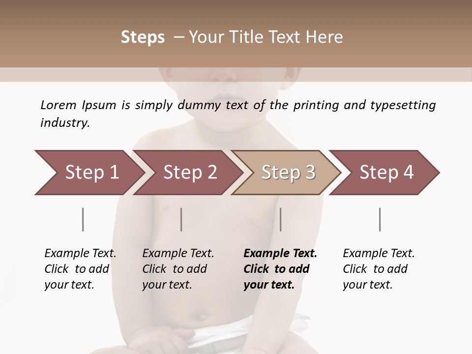 Kinderfoto Kleinkinder Kind PowerPoint Template
