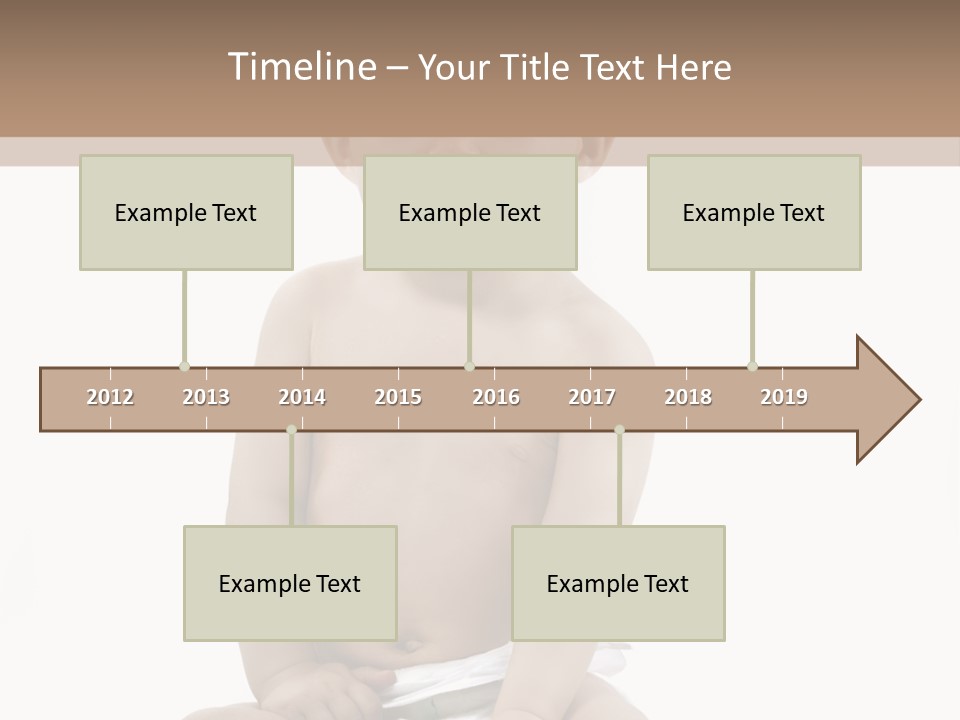 Kinderfoto Kleinkinder Kind PowerPoint Template