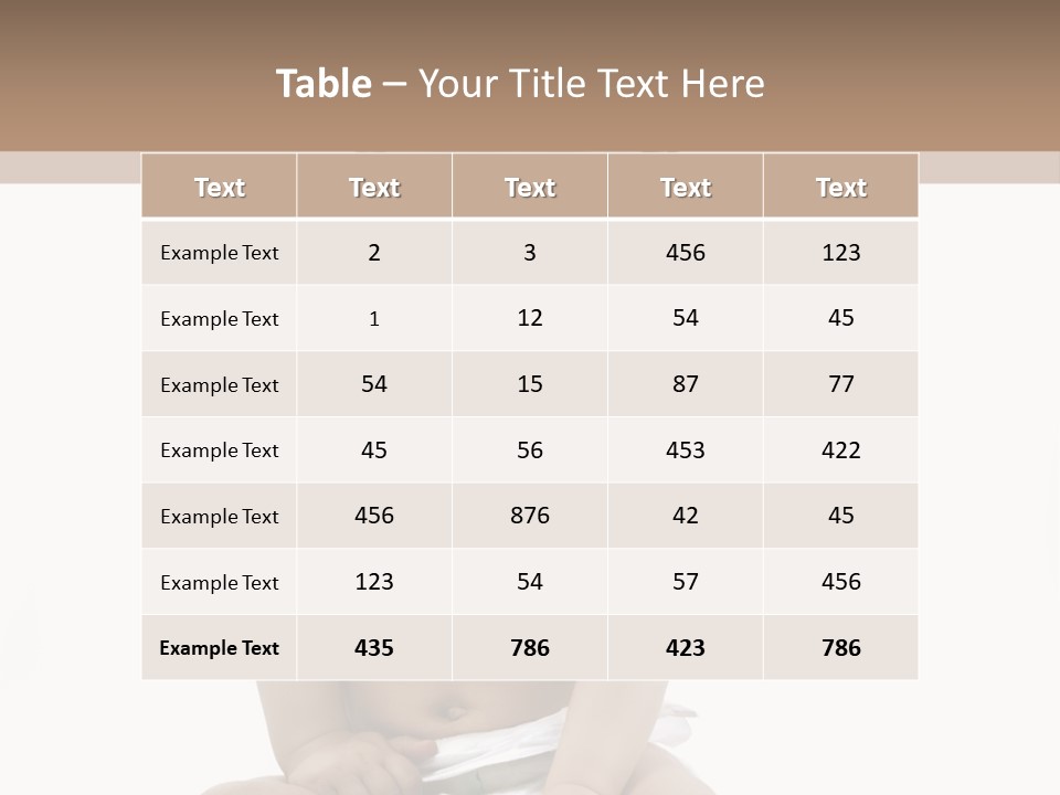 Kinderfoto Kleinkinder Kind PowerPoint Template