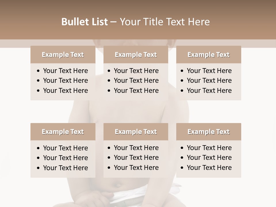 Kinderfoto Kleinkinder Kind PowerPoint Template