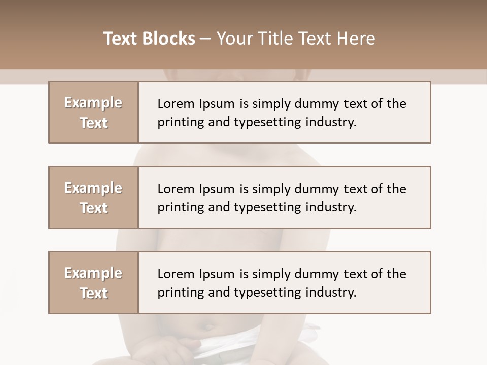 Kinderfoto Kleinkinder Kind PowerPoint Template