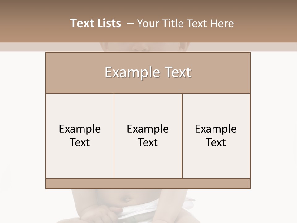 Kinderfoto Kleinkinder Kind PowerPoint Template