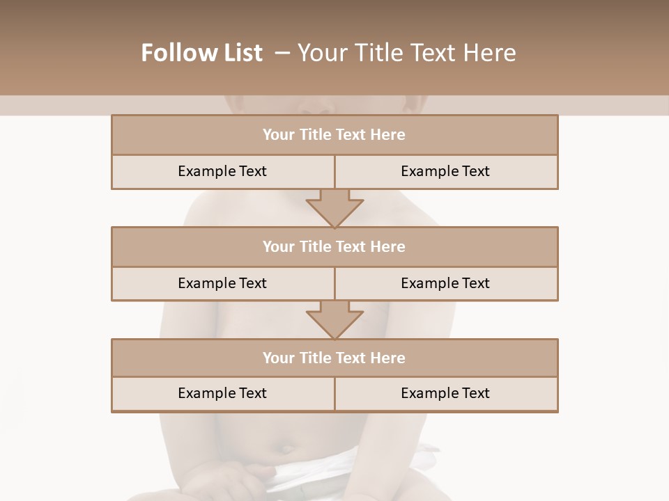 Kinderfoto Kleinkinder Kind PowerPoint Template