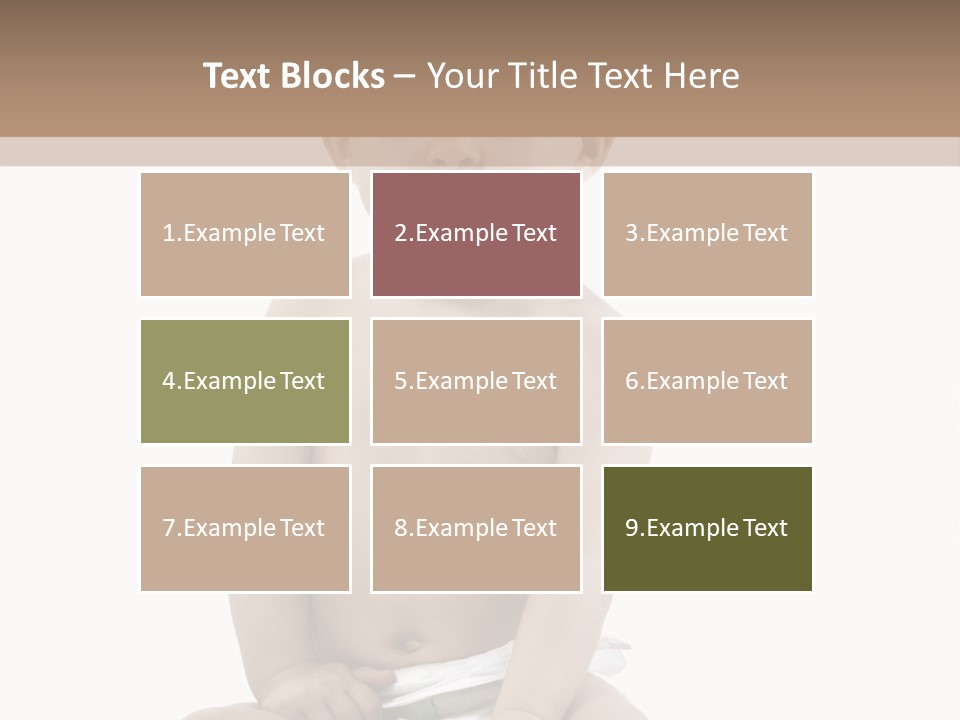 Kinderfoto Kleinkinder Kind PowerPoint Template