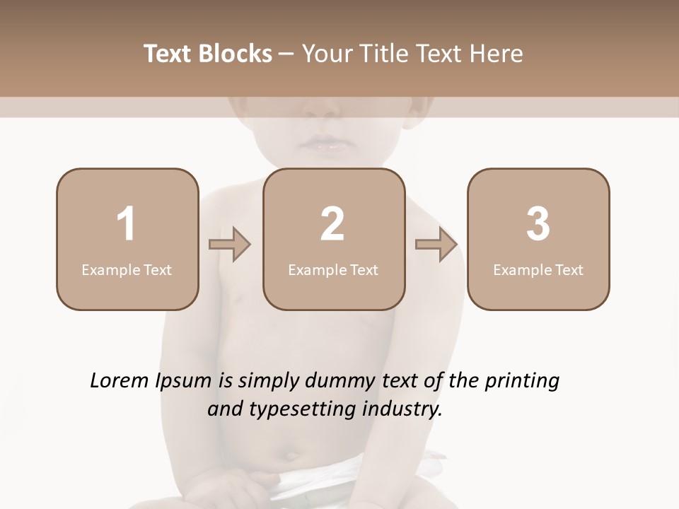 Kinderfoto Kleinkinder Kind PowerPoint Template