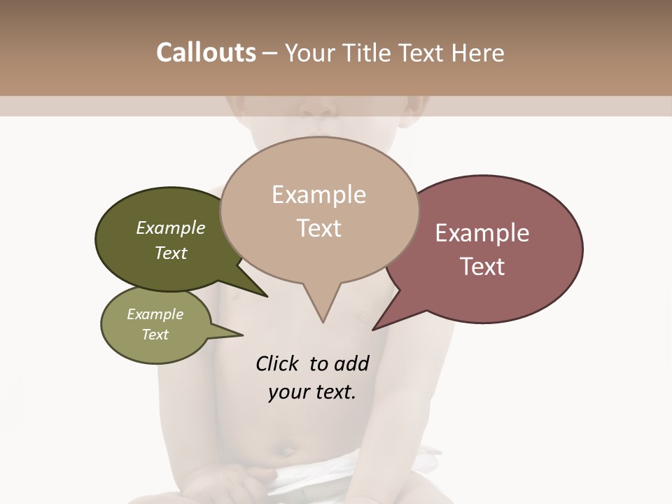 Kinderfoto Kleinkinder Kind PowerPoint Template