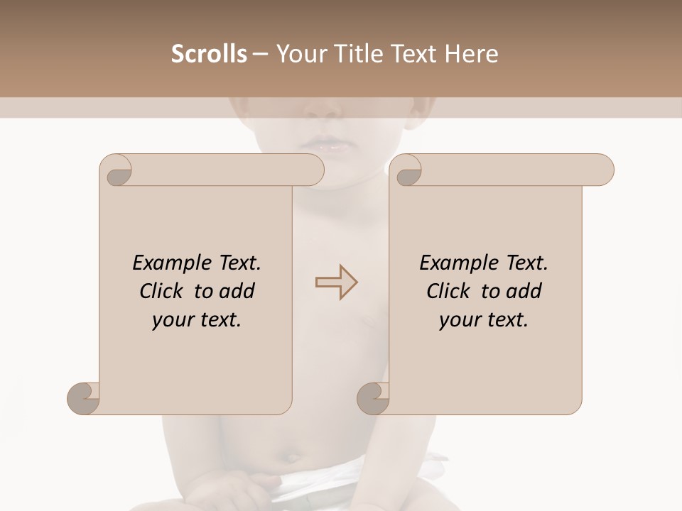 Kinderfoto Kleinkinder Kind PowerPoint Template