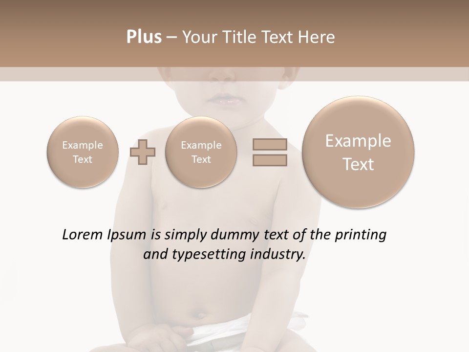 Kinderfoto Kleinkinder Kind PowerPoint Template