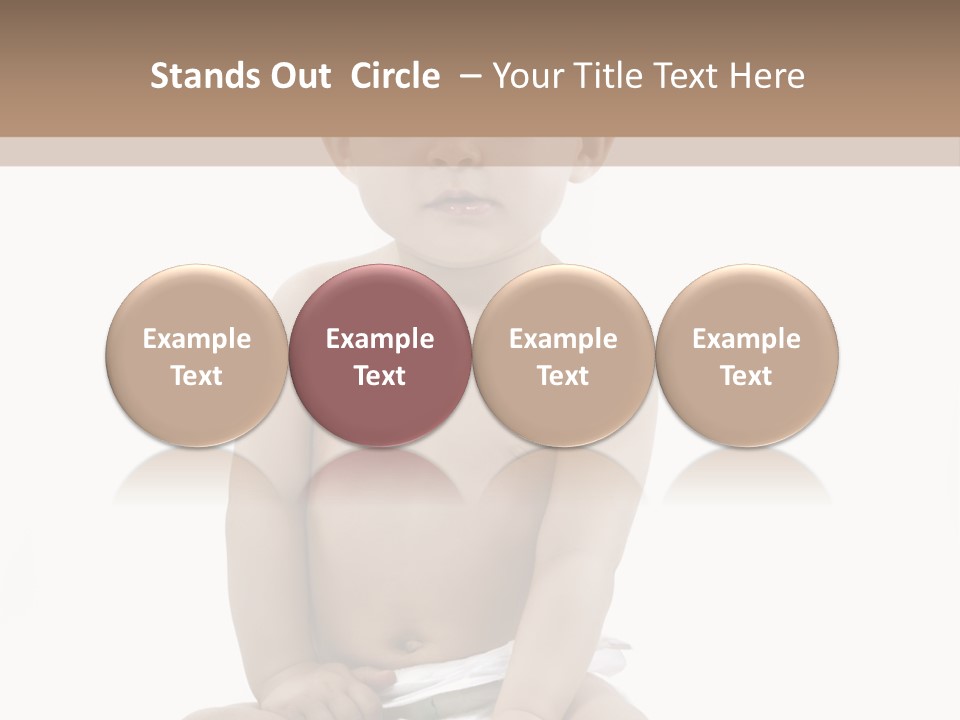 Kinderfoto Kleinkinder Kind PowerPoint Template