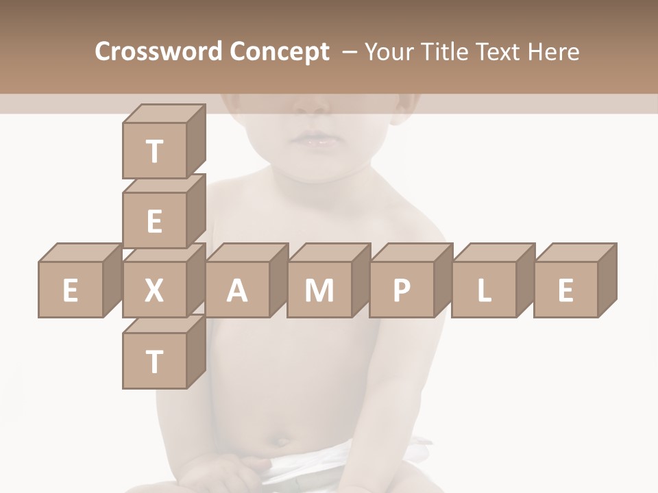 Kinderfoto Kleinkinder Kind PowerPoint Template