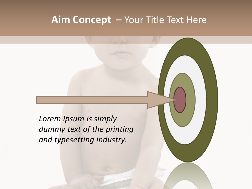 Kinderfoto Kleinkinder Kind PowerPoint Template