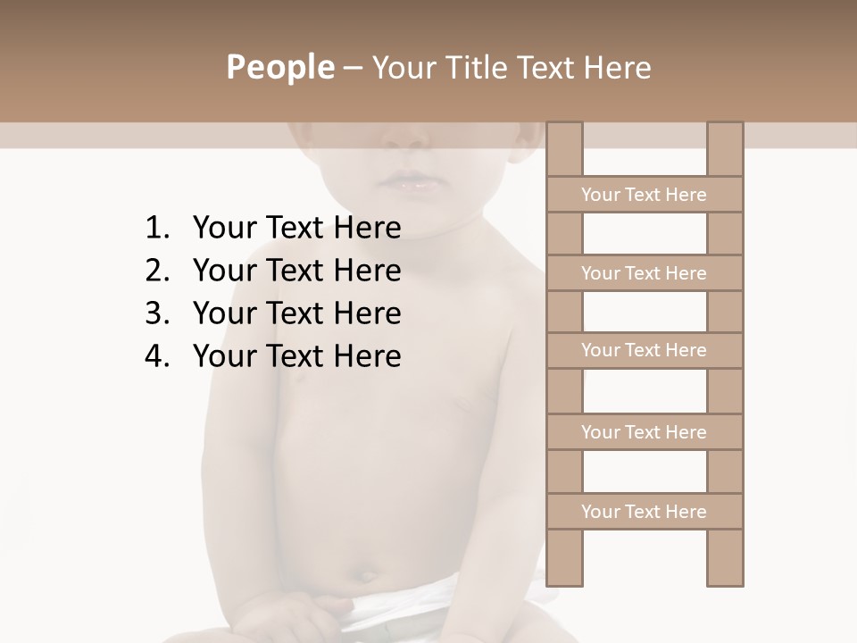 Kinderfoto Kleinkinder Kind PowerPoint Template