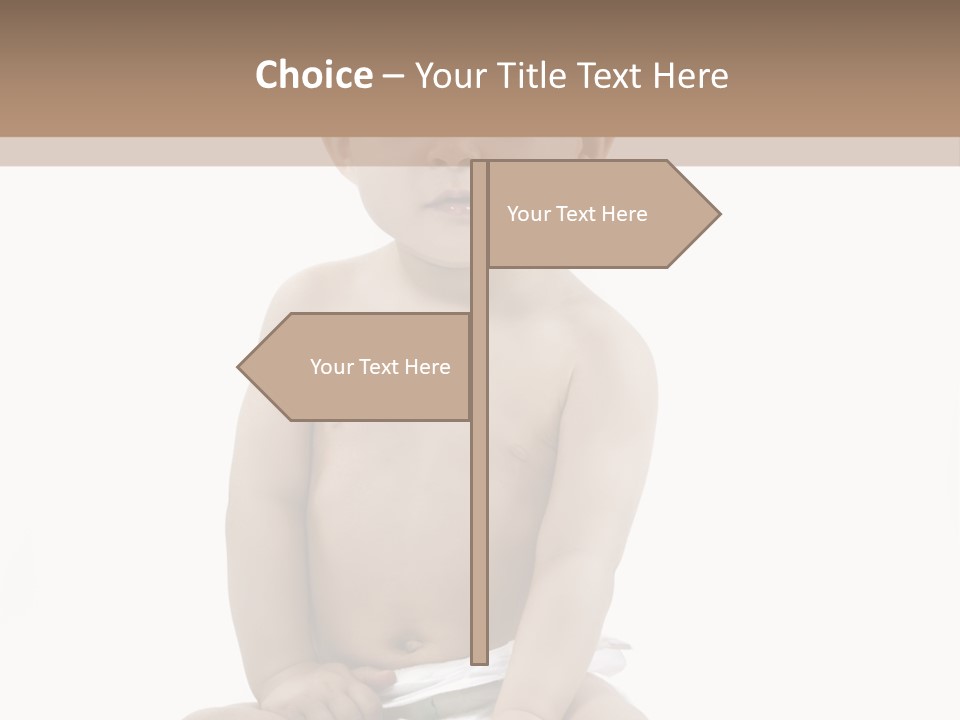 Kinderfoto Kleinkinder Kind PowerPoint Template