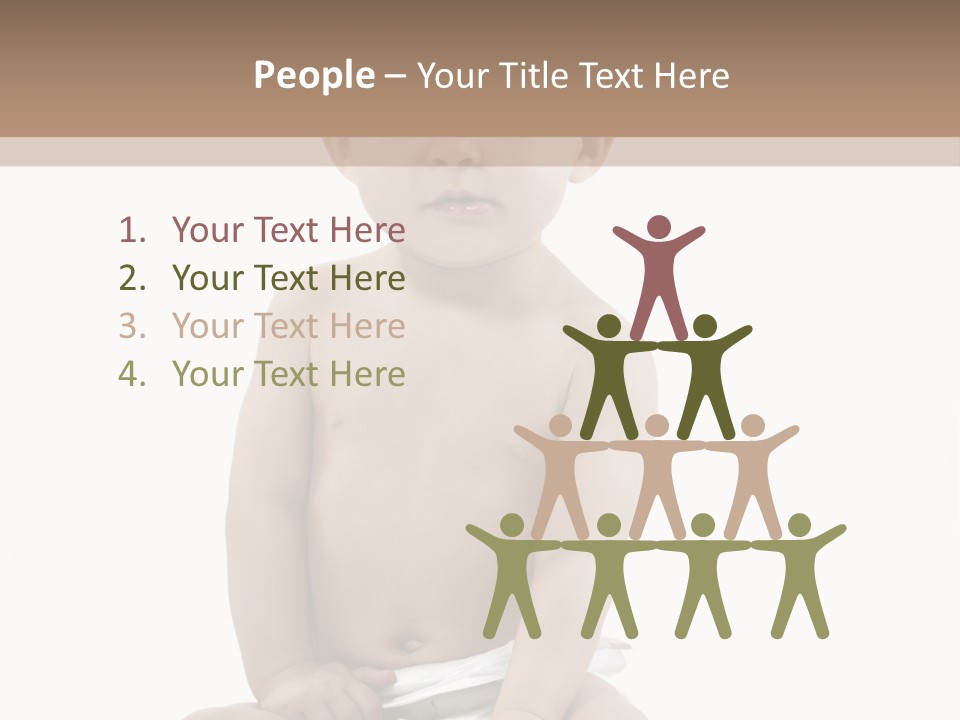 Kinderfoto Kleinkinder Kind PowerPoint Template