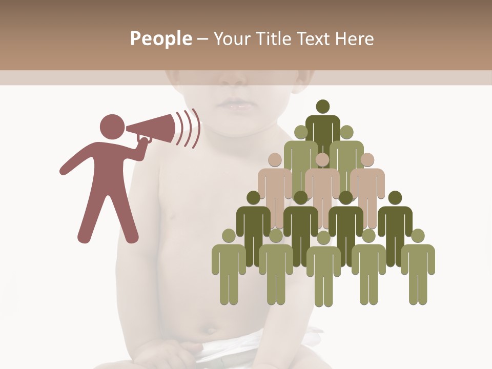 Kinderfoto Kleinkinder Kind PowerPoint Template