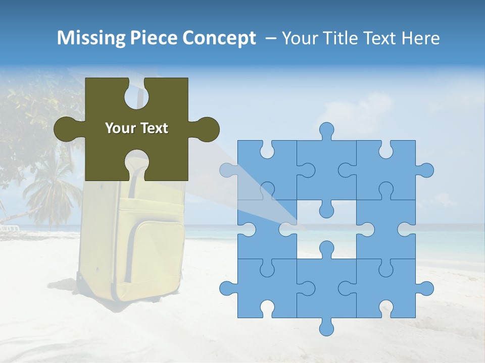 Straw Case Shade PowerPoint Template