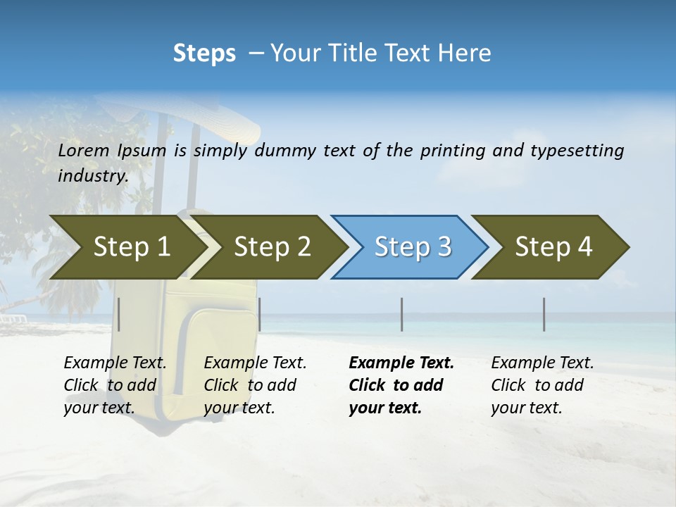 Straw Case Shade PowerPoint Template