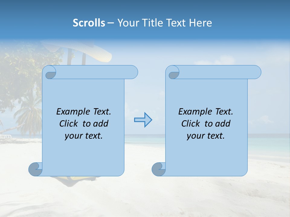 Straw Case Shade PowerPoint Template