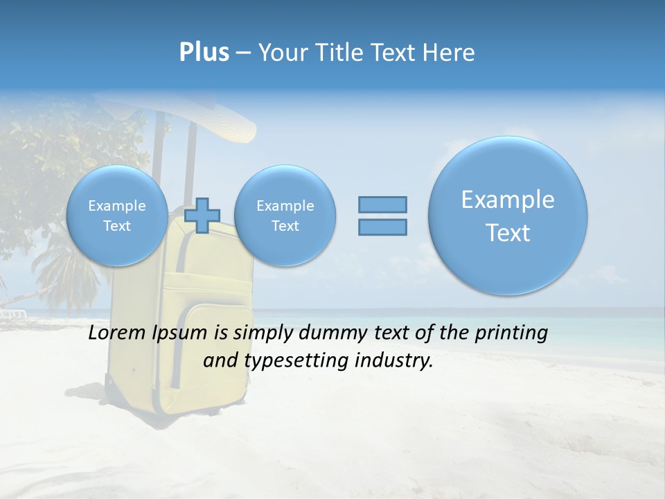 Straw Case Shade PowerPoint Template