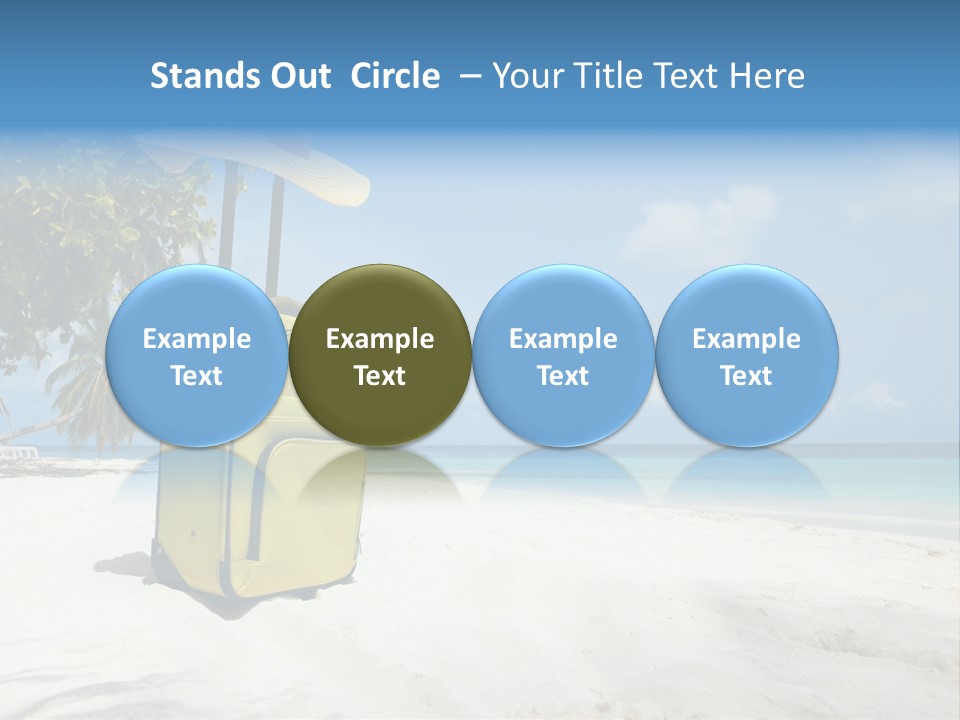 Straw Case Shade PowerPoint Template