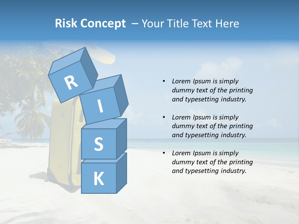 Straw Case Shade PowerPoint Template