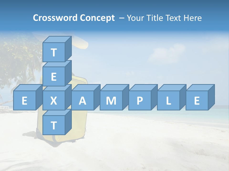 Straw Case Shade PowerPoint Template