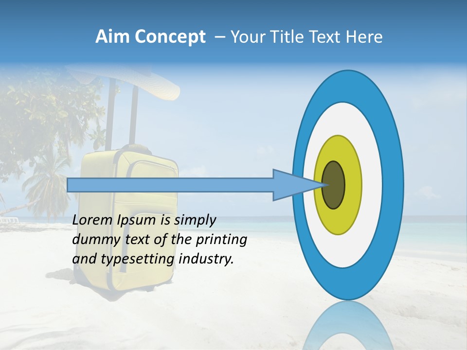 Straw Case Shade PowerPoint Template