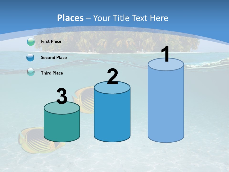 Dive Half Coastline PowerPoint Template