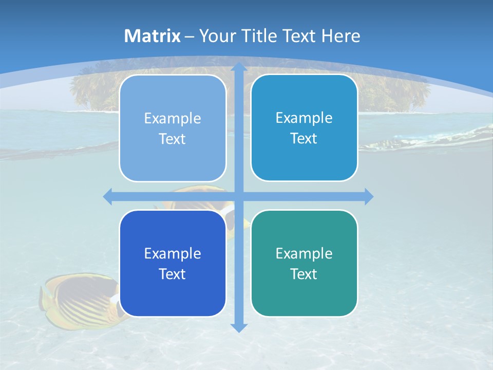 Dive Half Coastline PowerPoint Template