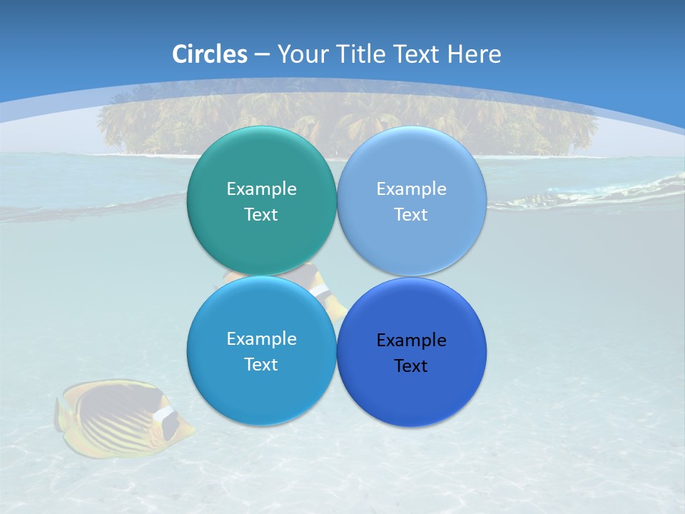 Dive Half Coastline PowerPoint Template