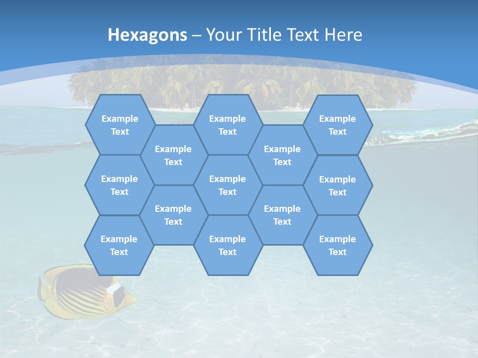 Dive Half Coastline PowerPoint Template