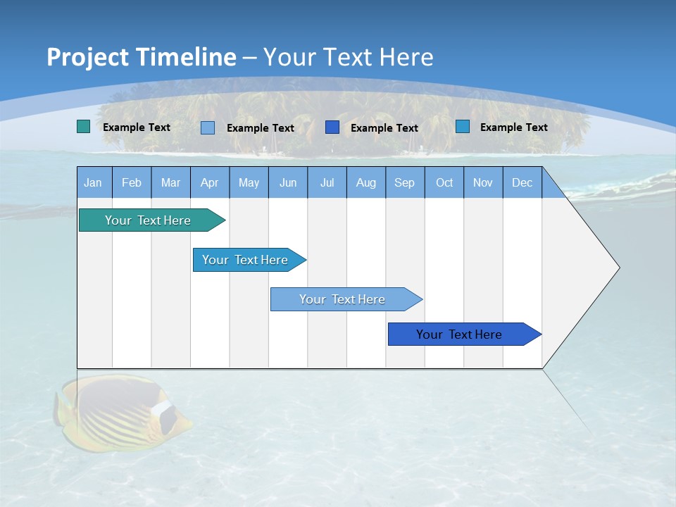 Dive Half Coastline PowerPoint Template