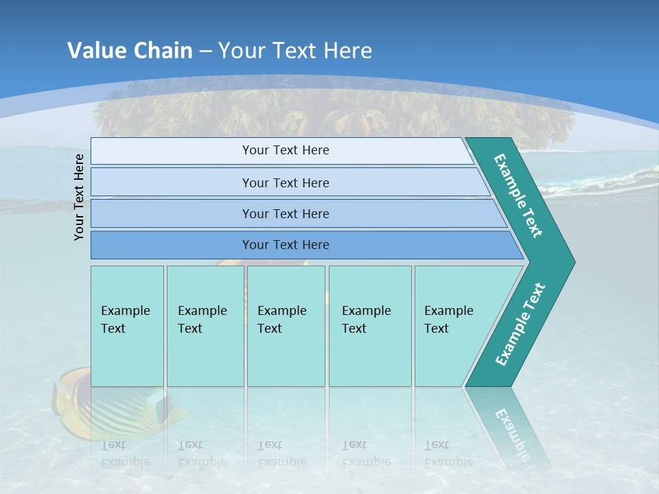 Dive Half Coastline PowerPoint Template