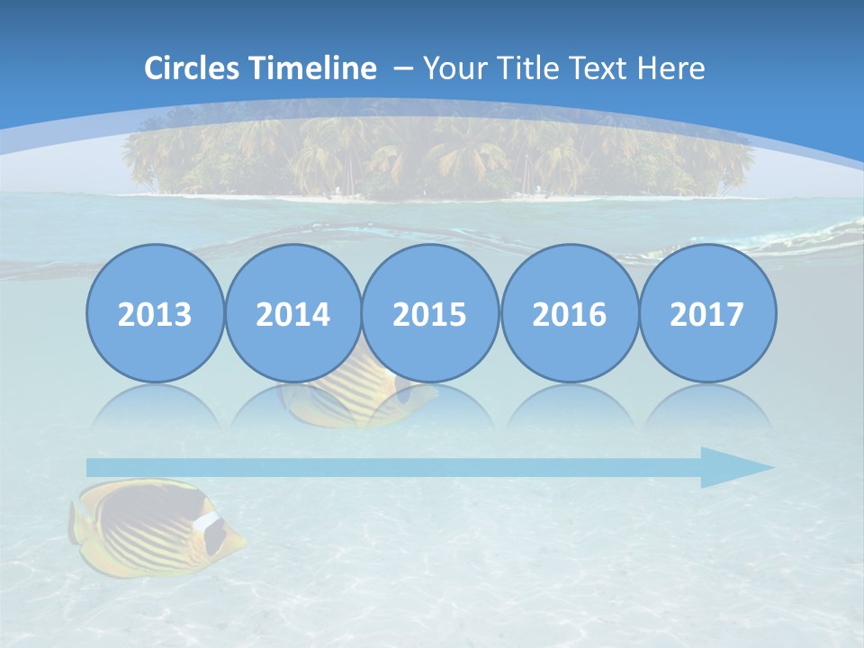Dive Half Coastline PowerPoint Template