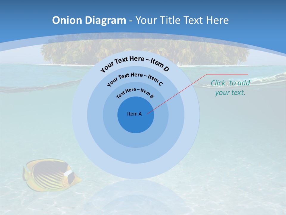 Dive Half Coastline PowerPoint Template