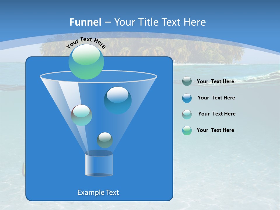 Dive Half Coastline PowerPoint Template