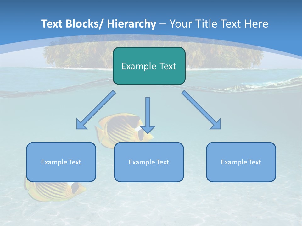 Dive Half Coastline PowerPoint Template