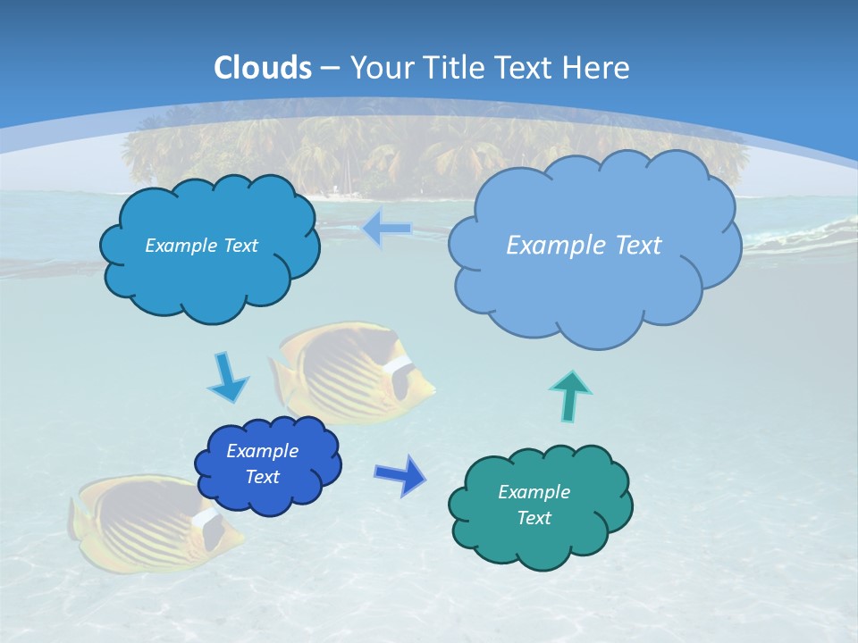 Dive Half Coastline PowerPoint Template
