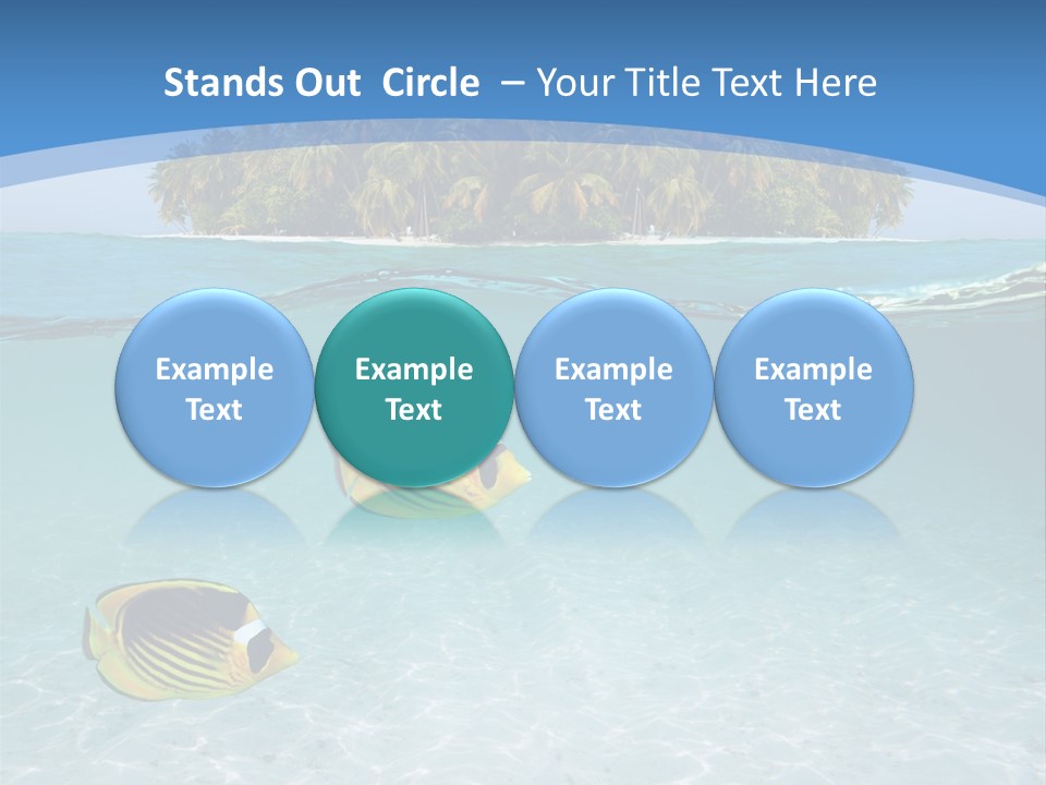 Dive Half Coastline PowerPoint Template