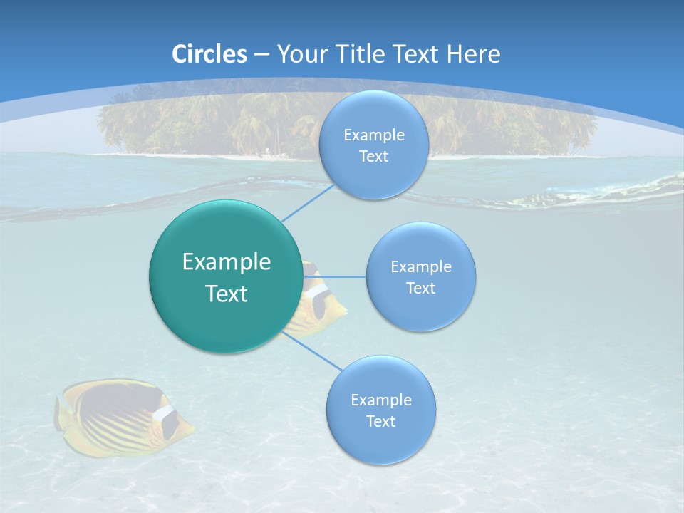 Dive Half Coastline PowerPoint Template