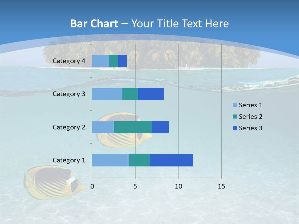 Dive Half Coastline PowerPoint Template