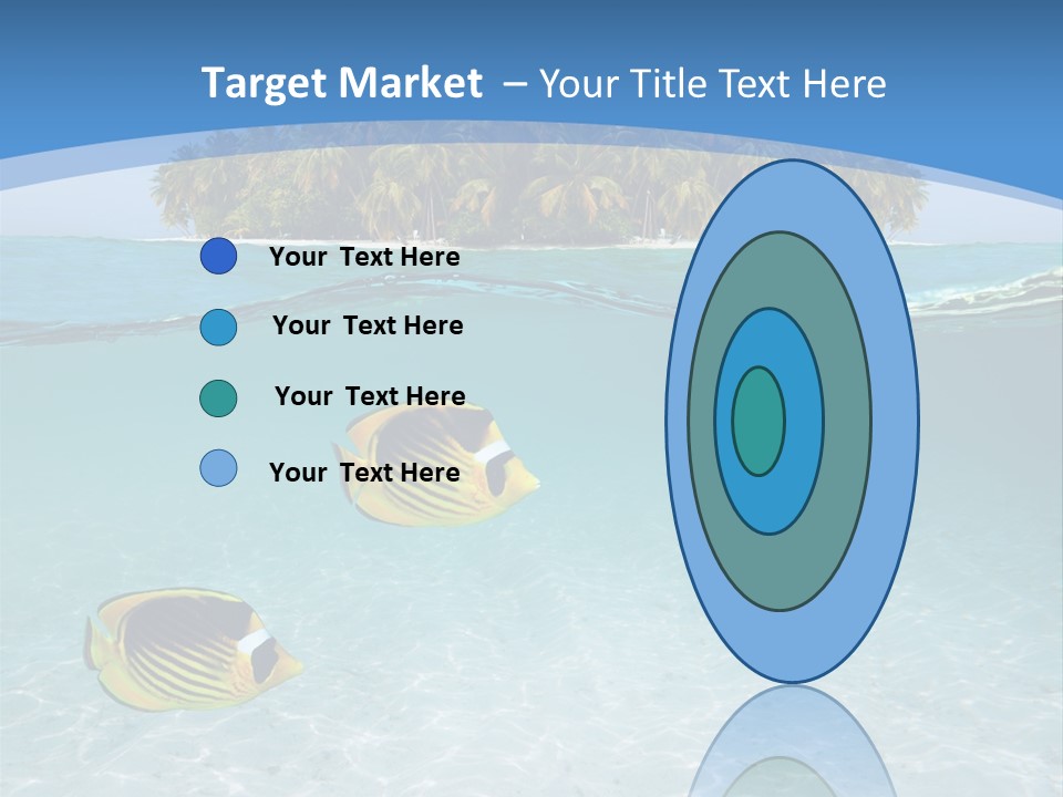 Dive Half Coastline PowerPoint Template