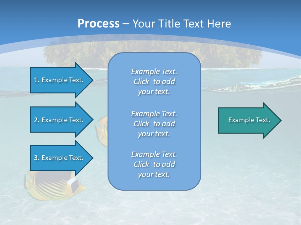 Dive Half Coastline PowerPoint Template