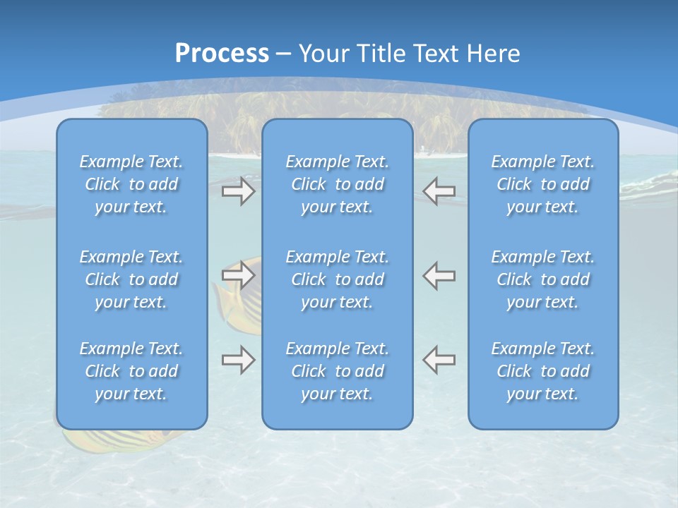 Dive Half Coastline PowerPoint Template