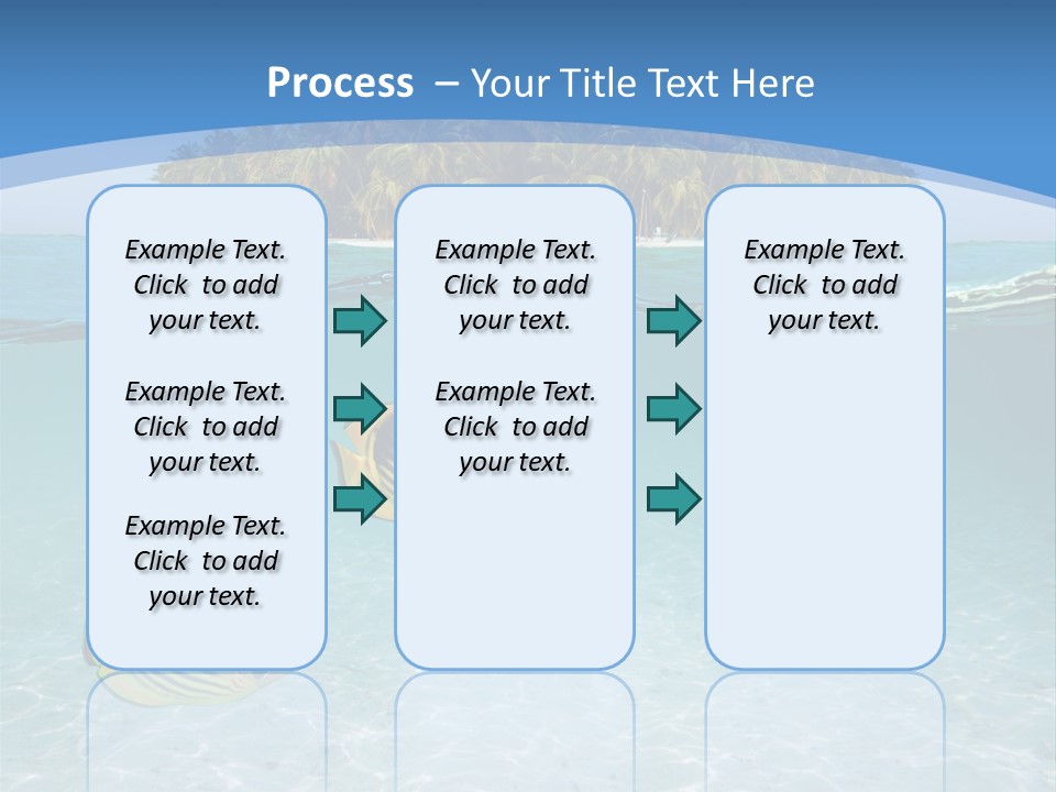 Dive Half Coastline PowerPoint Template