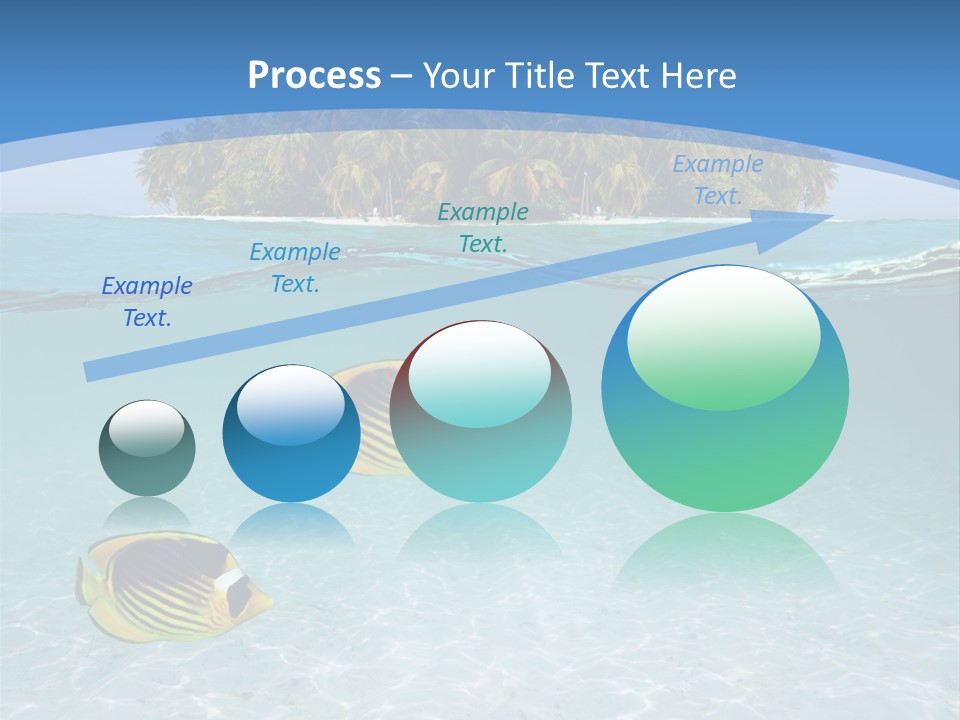 Dive Half Coastline PowerPoint Template